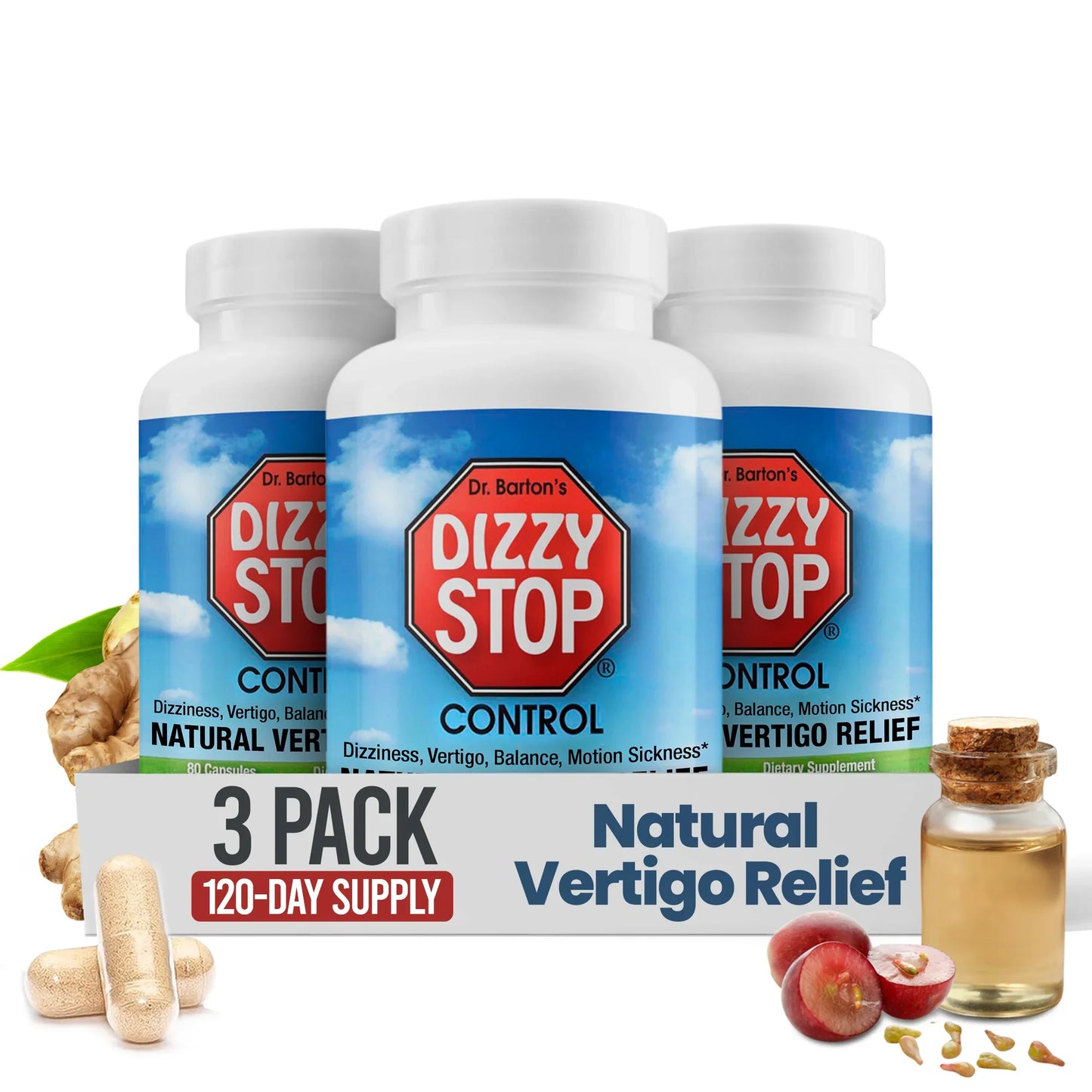 Dizzy Stop 3 Pack - Dr. Bartons