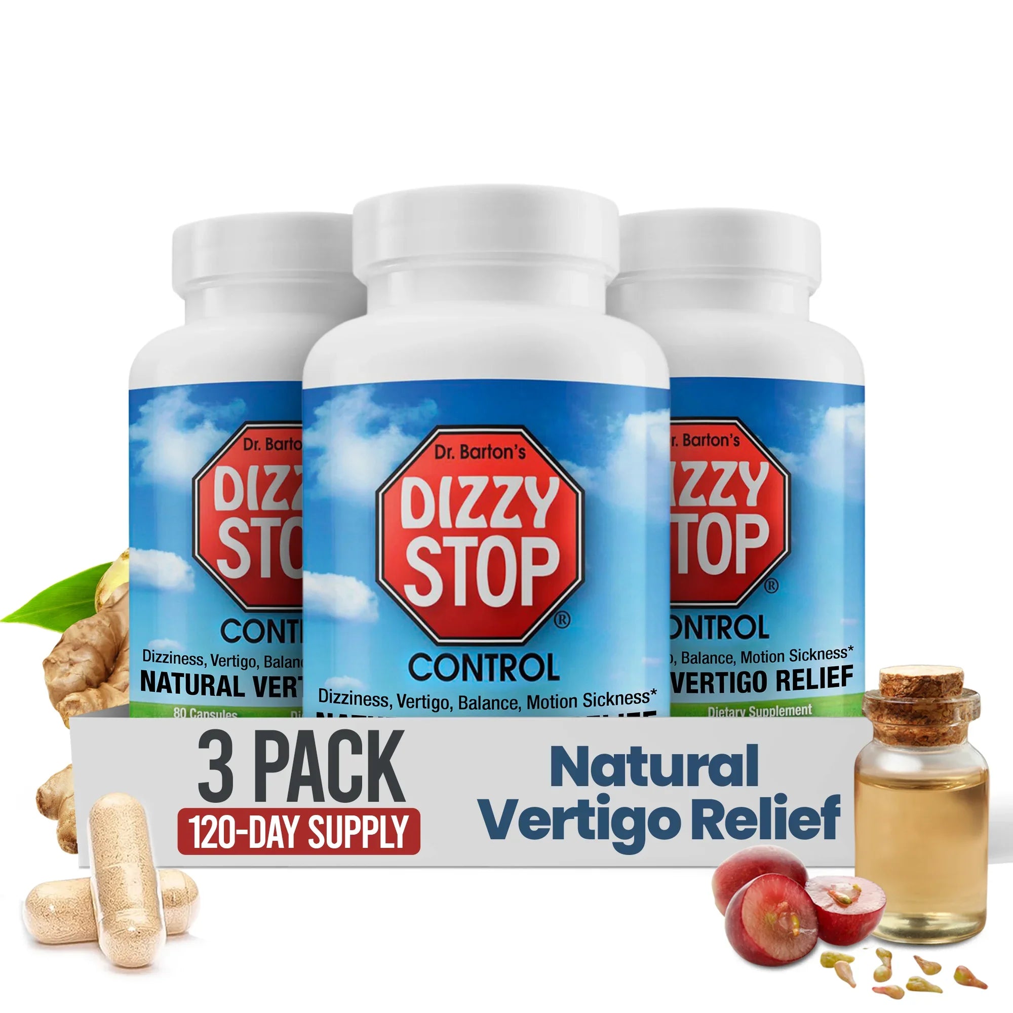 Dizzy Stop 3 Pack - Dr. Bartons
