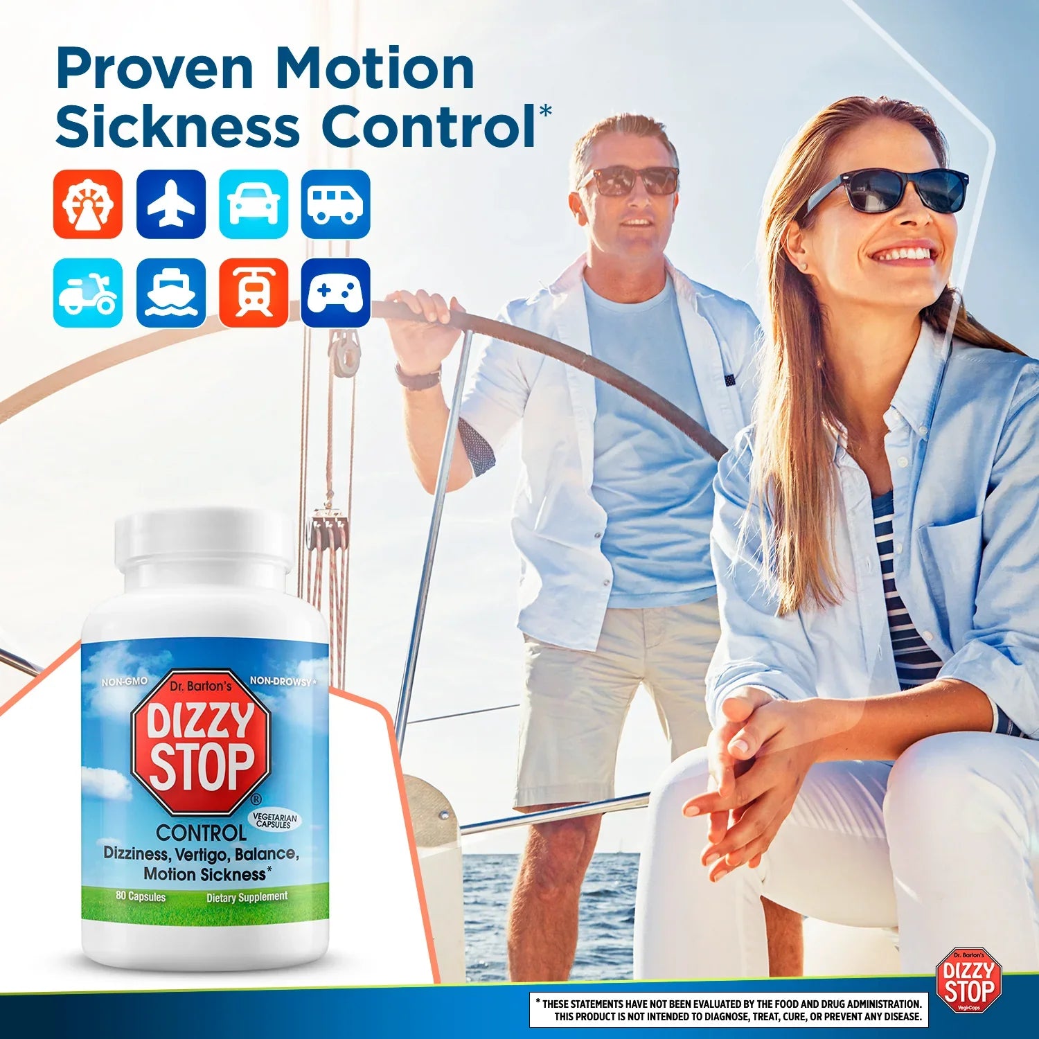 Dizzy Stop - Dr. Bartons - Motion Sickness Overview