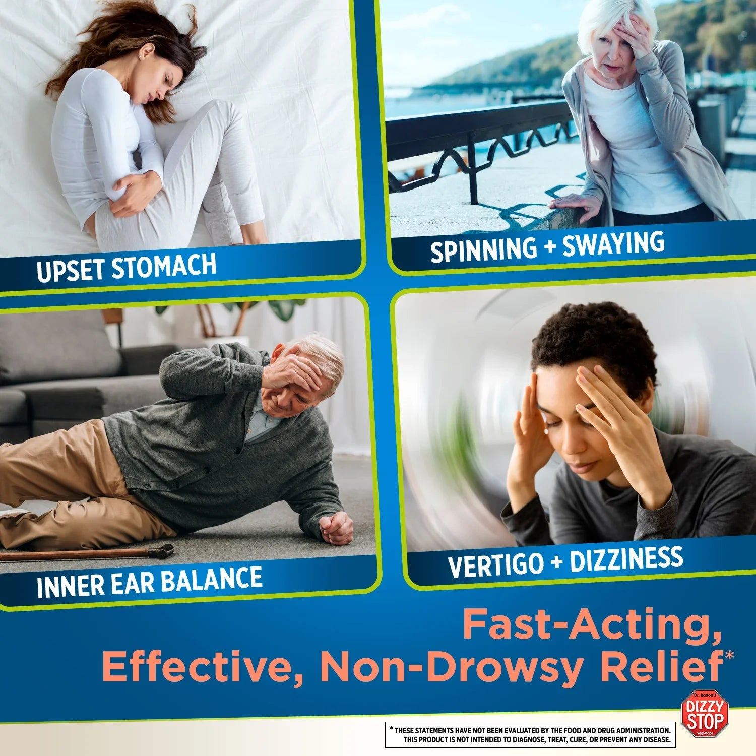 Dizzy Stop - Dr. Bartons - Symptom List